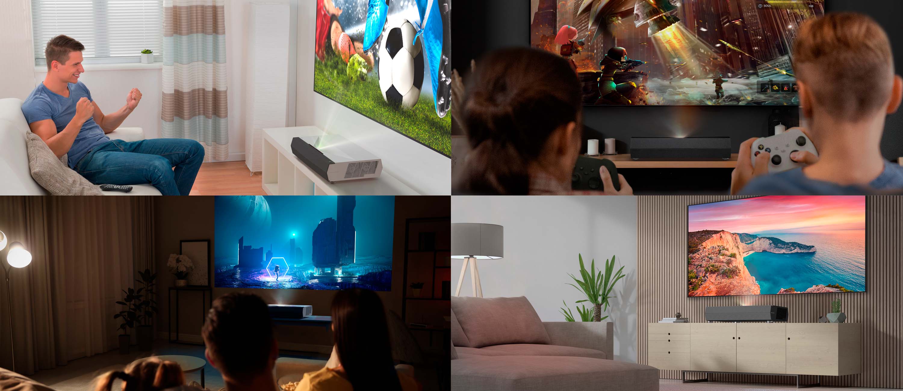 Big screen experience in any living space