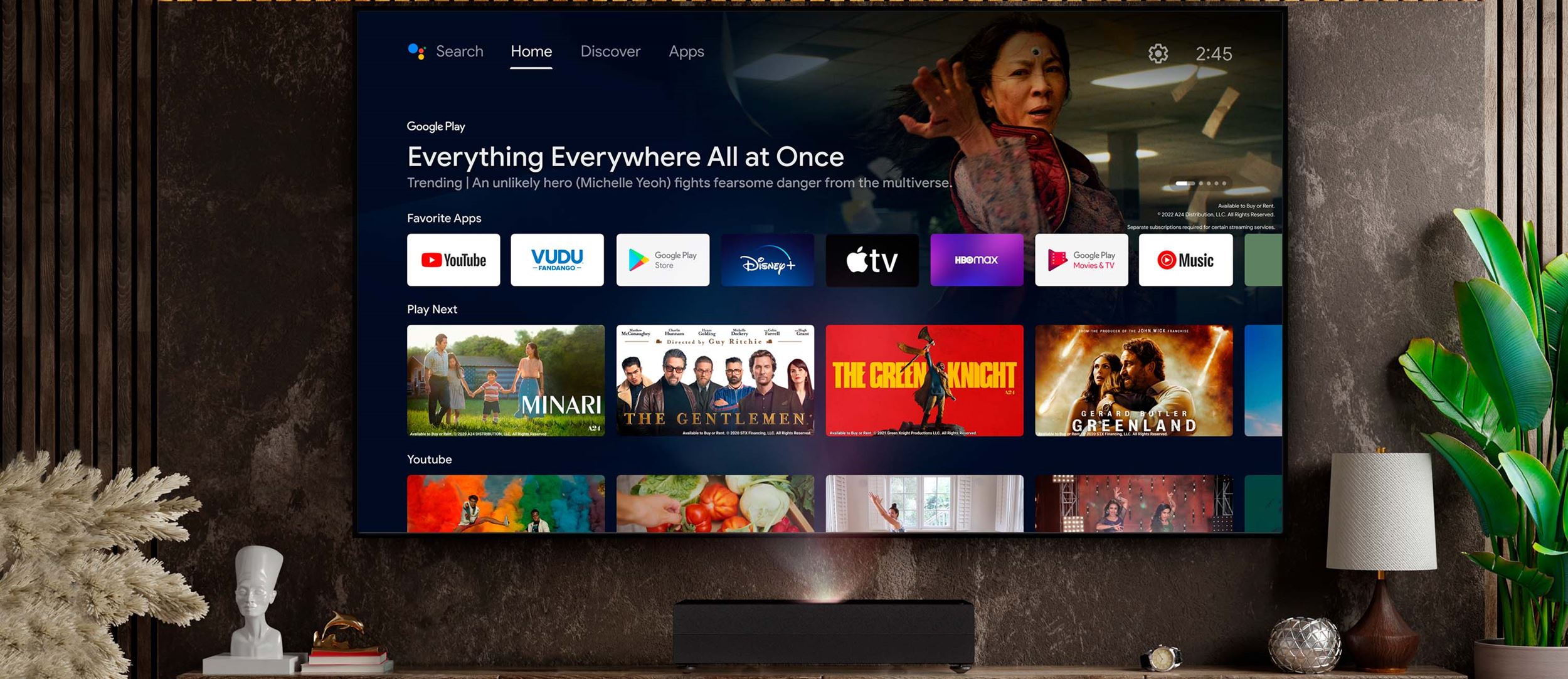 Experience Android TV™ on the big screen