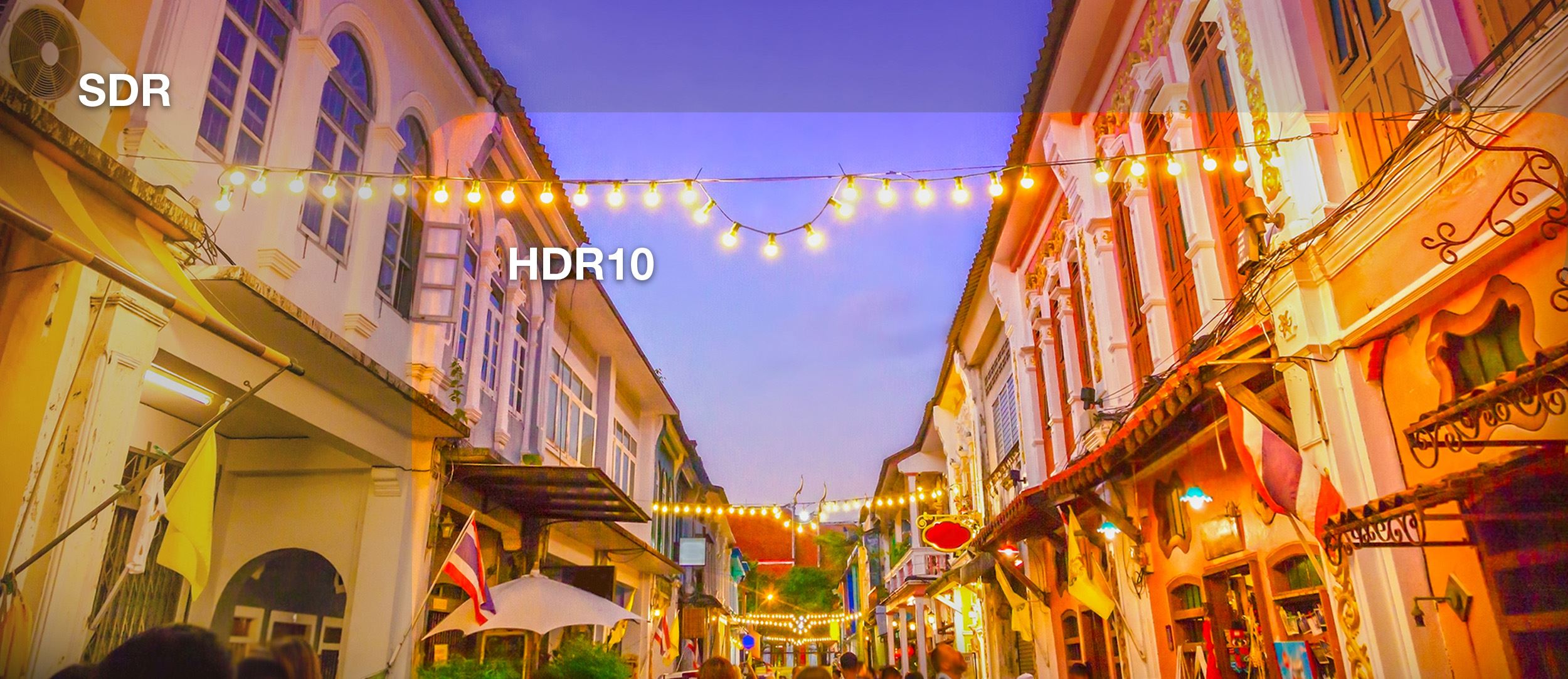 Captivating brilliant color with HDR10 support